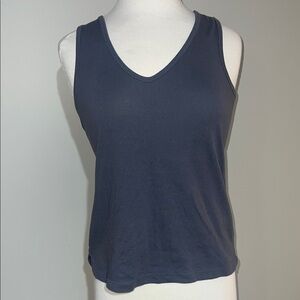 Madewell Blue Fitted Tank Top